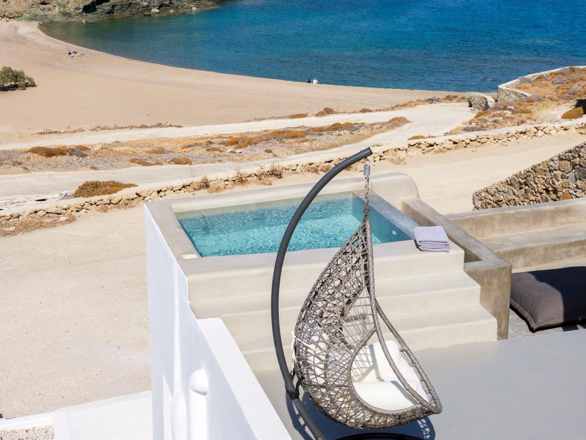 Mykonos Residence Villas & Suites Merchia Beach Экстерьер фото