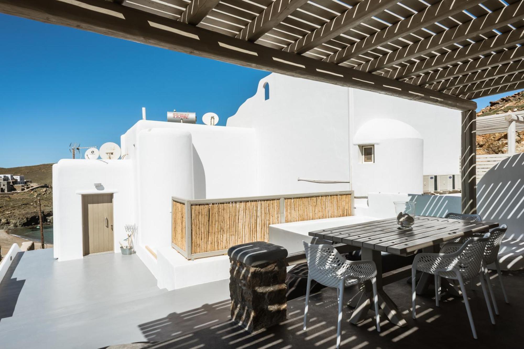 Mykonos Residence Villas & Suites Merchia Beach Экстерьер фото
