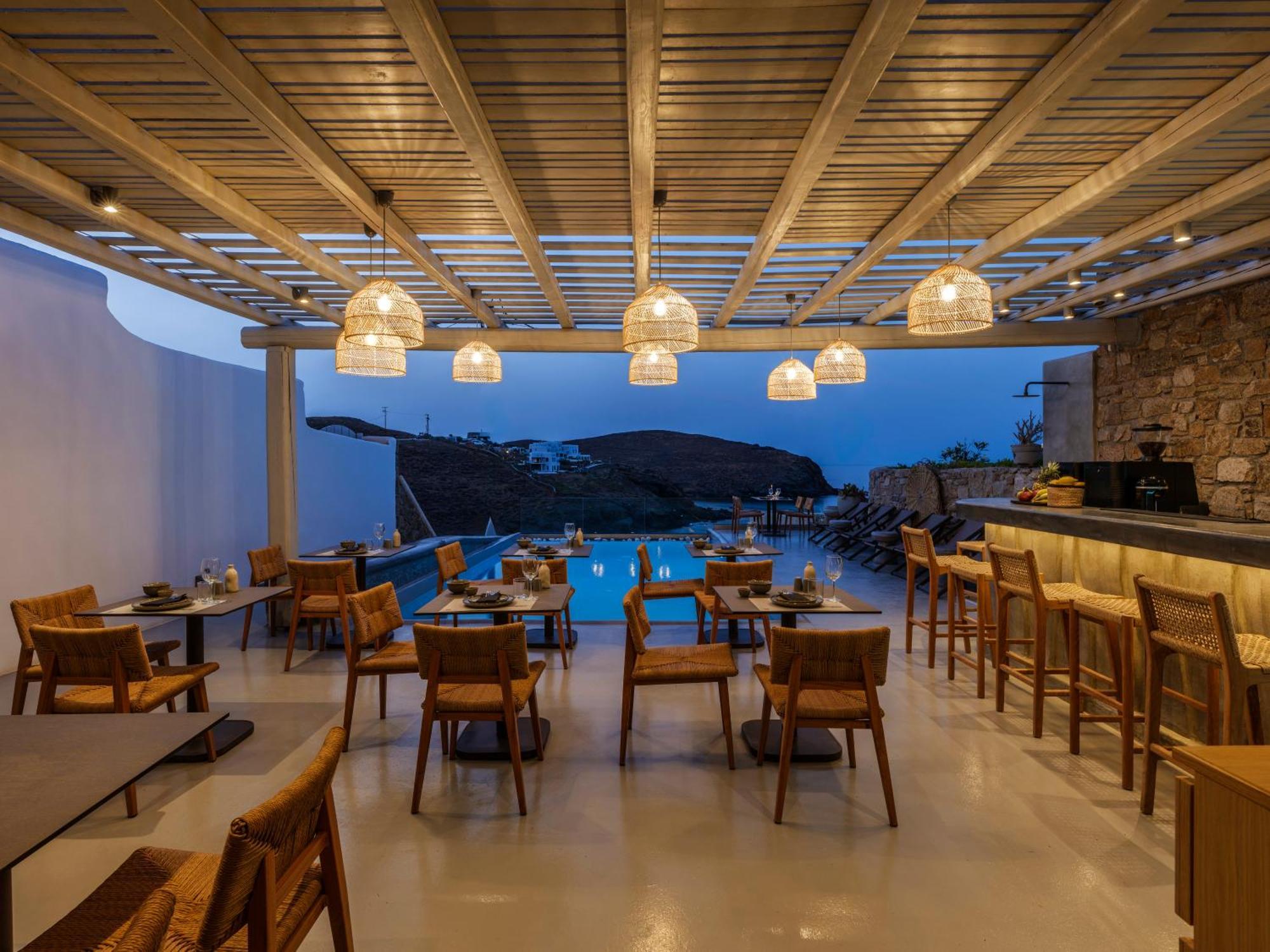 Mykonos Residence Villas & Suites Merchia Beach Экстерьер фото