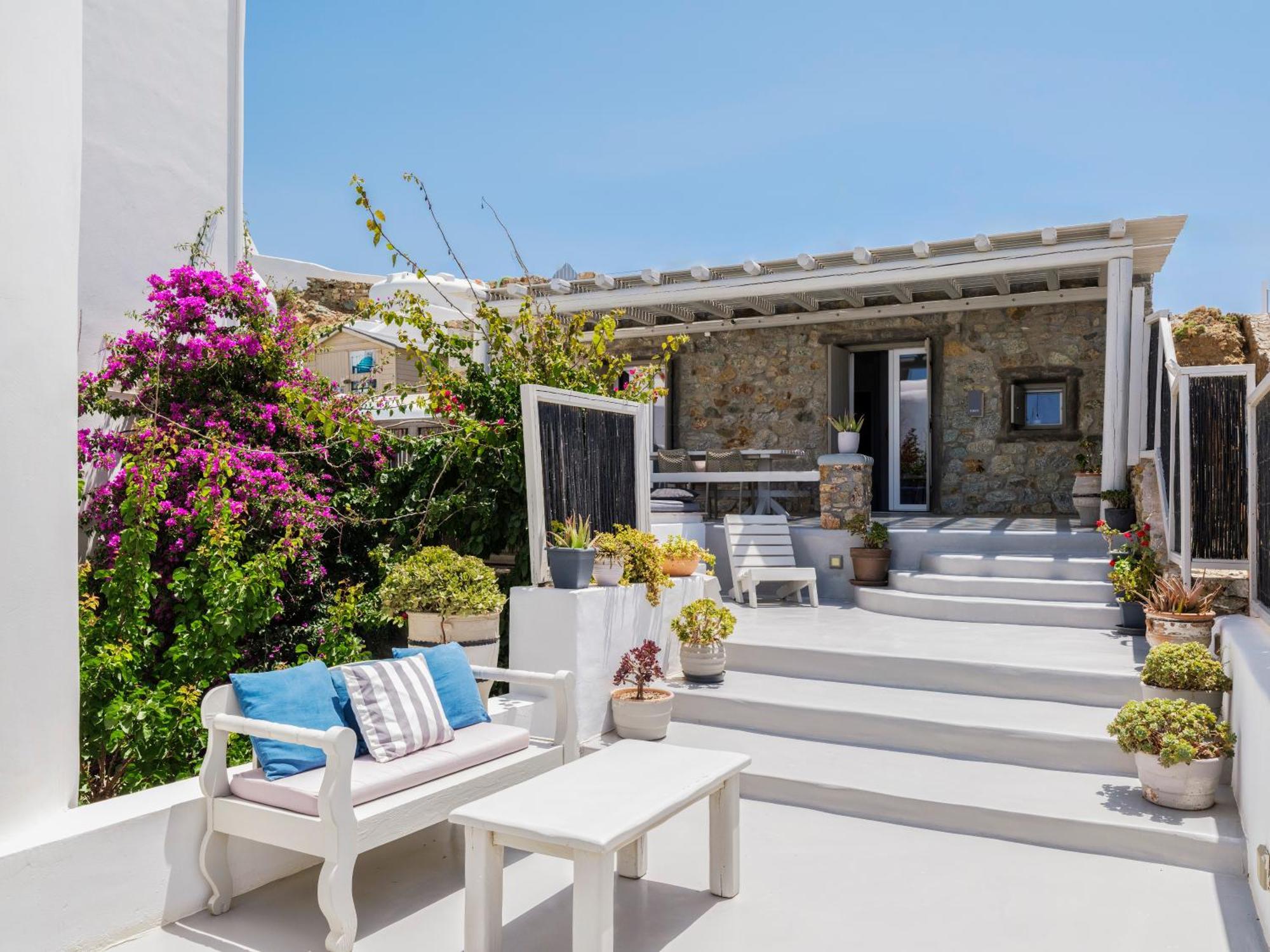 Mykonos Residence Villas & Suites Merchia Beach Экстерьер фото