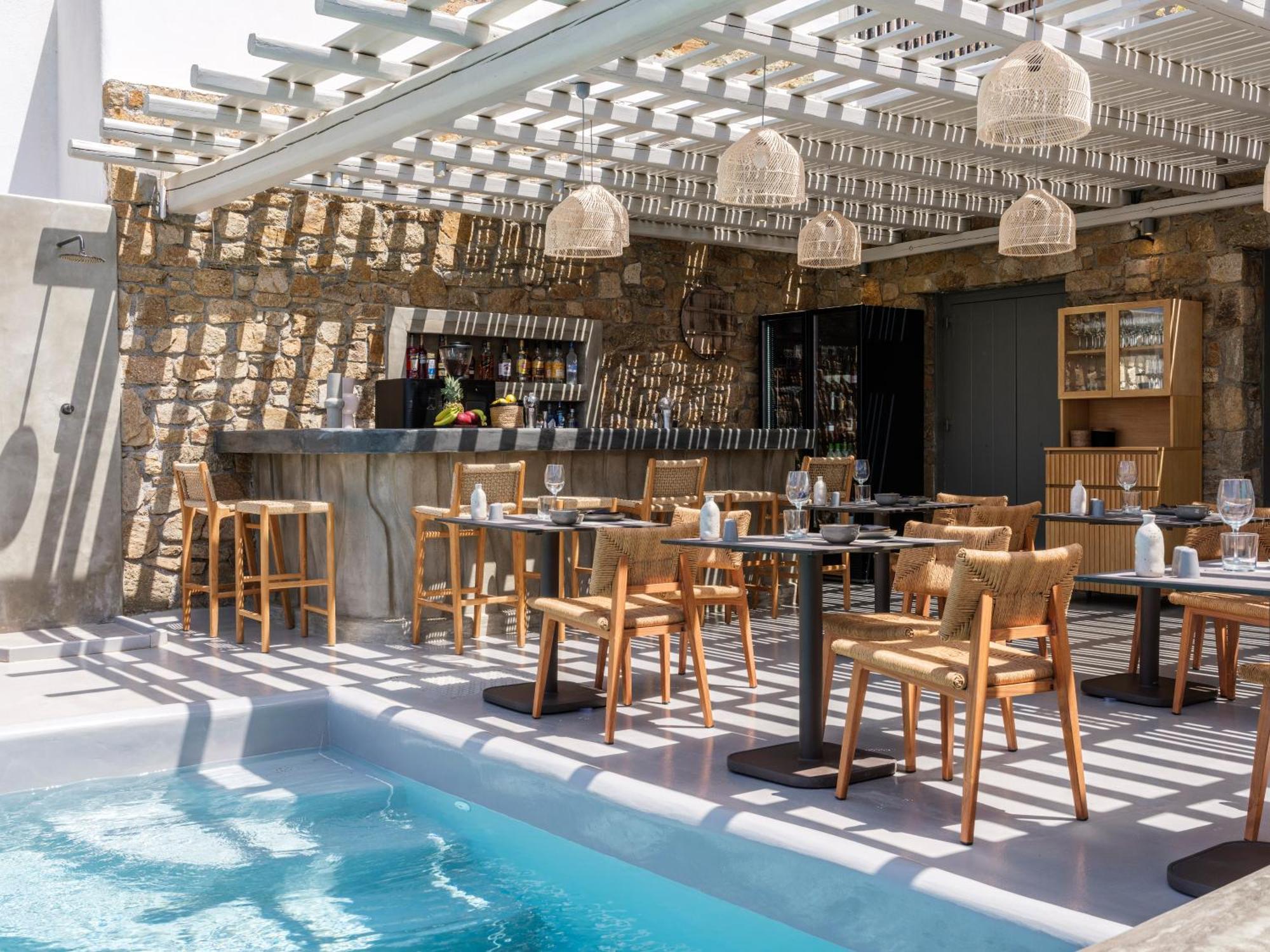 Mykonos Residence Villas & Suites Merchia Beach Экстерьер фото