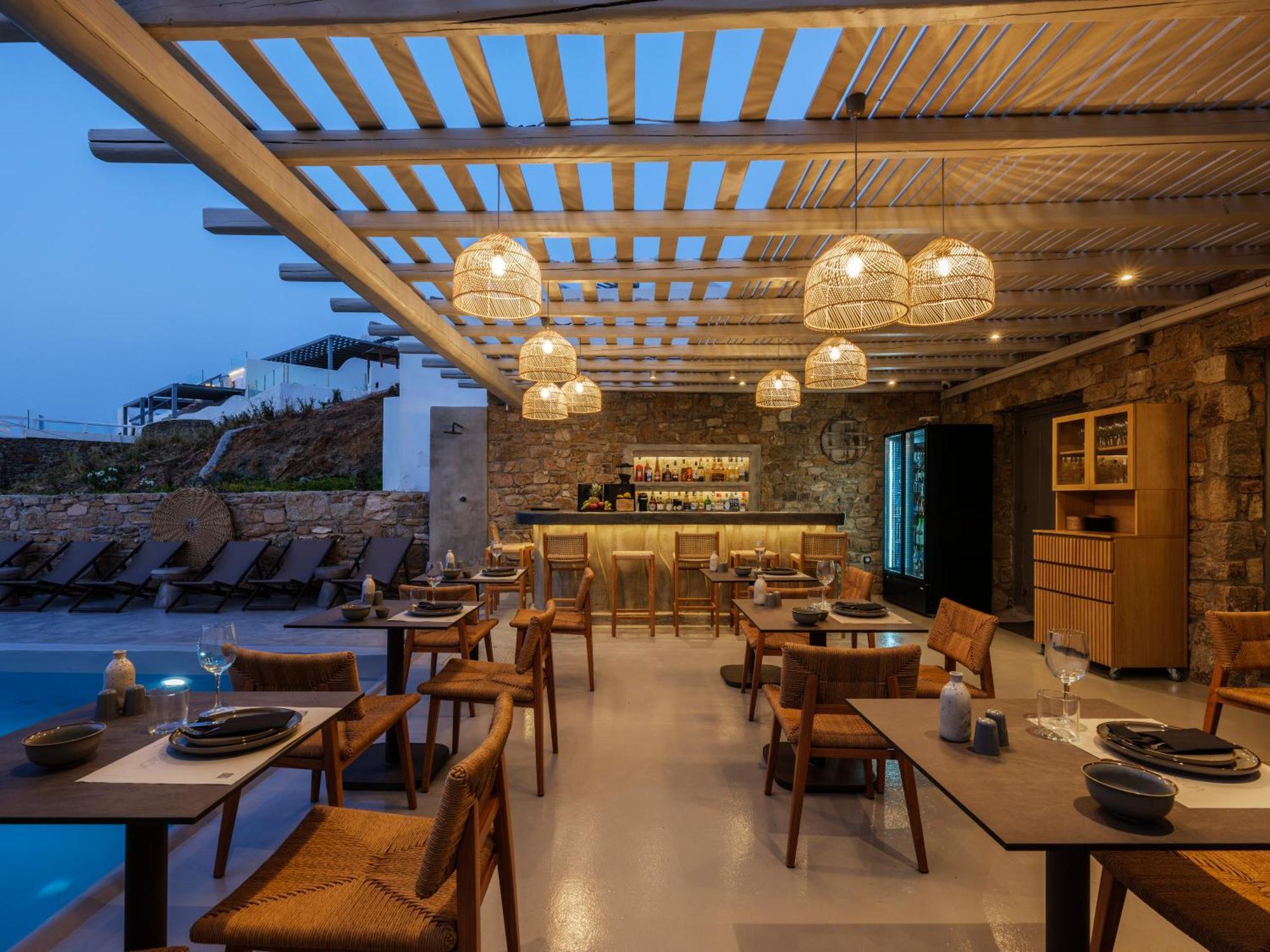 Mykonos Residence Villas & Suites Merchia Beach Экстерьер фото