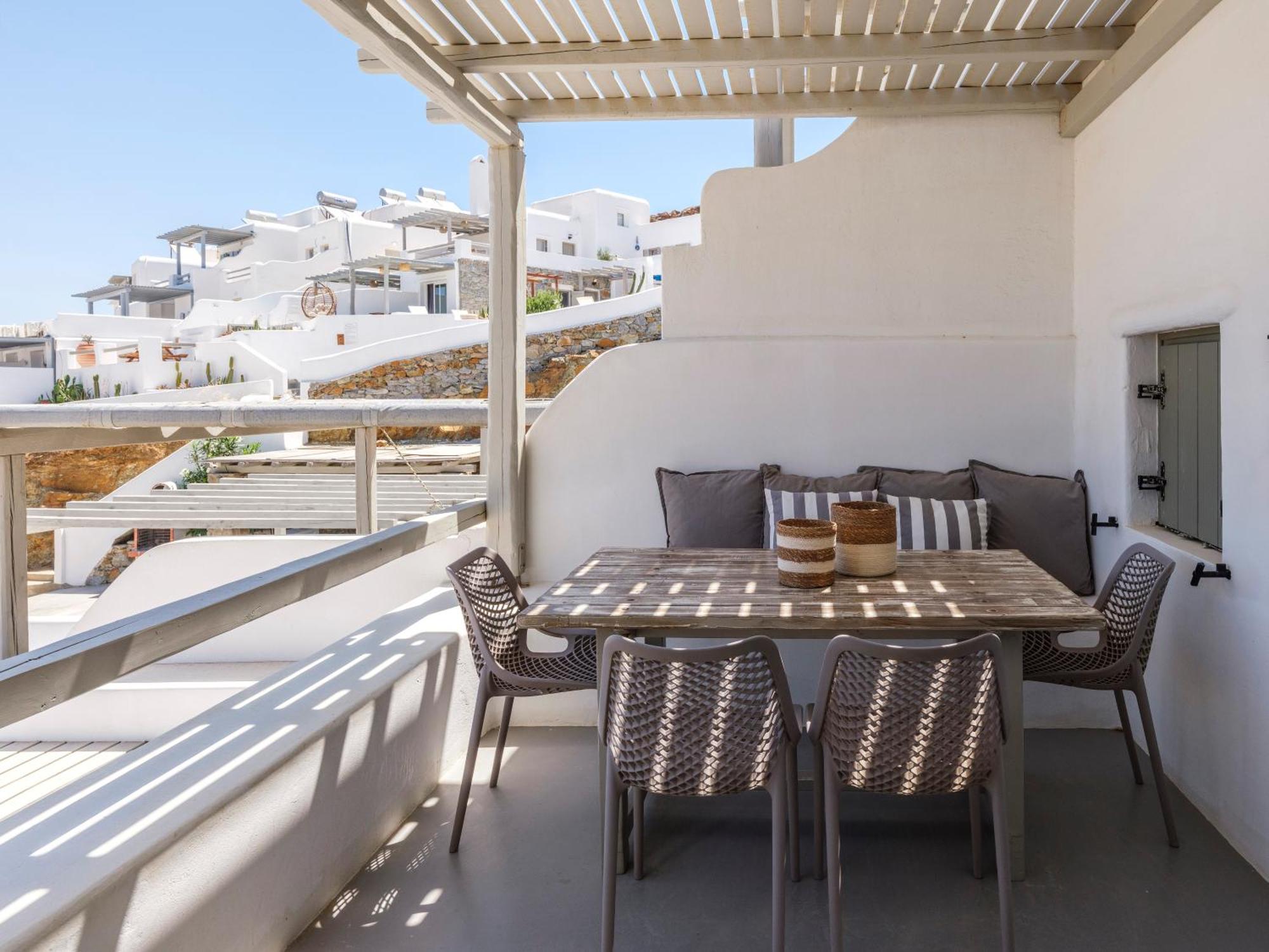 Mykonos Residence Villas & Suites Merchia Beach Экстерьер фото